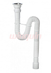 Сифон гофрированный 1 1/2 х 40/50 мм L1200 мм.WIRQUIN